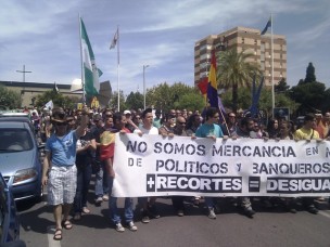 Manifestación en Algeciras (12M-15M)